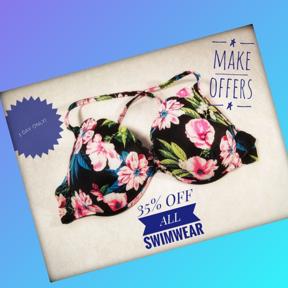 NWOTs~Shade and Shore Bikini Top~38B